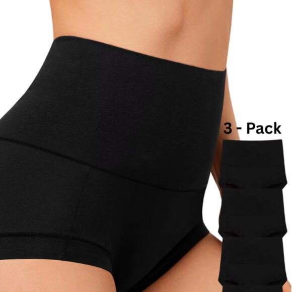 (3-Pack Black) Smüthié™ High-Waisted Tummy Control Shapewear Shorts + Free Gift - Picture 6 of 9
